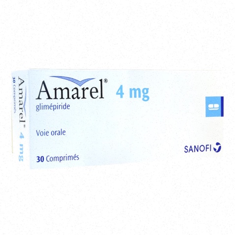 Ampoule Amaryl et boîte de générique