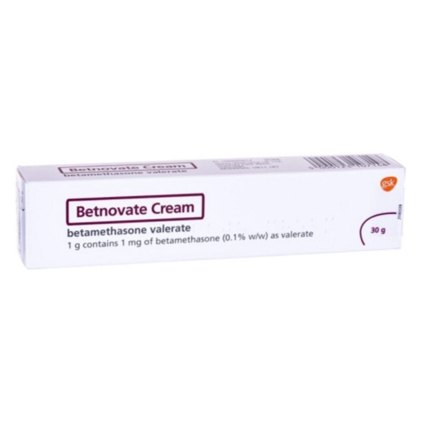 Acheter Betnovate - Tube de crème dermatologique sur fond blanc