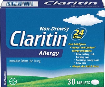 Achat Claritin sans ordonnance – boîte de Claritin et souris allergique