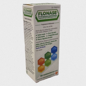 Flacon de Flonase en spray nasal