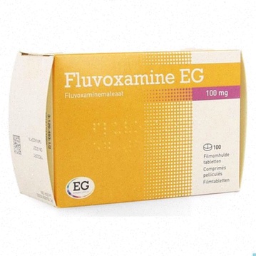 Acheter la fluvoxamine - Illustration de comprimés et boîte