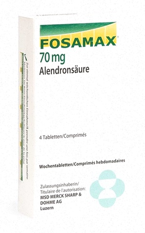Acheter Fosamax - Illustration de l’os et d’un comprimé