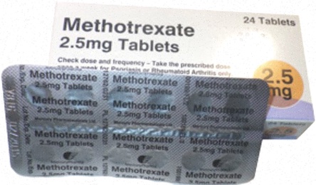 Achat Methotrexate - Illustration de pilules et document médical