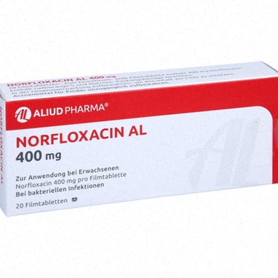 Acheter Norfloxacine - Visuel comprimés et boîte