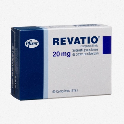 Revatio comprimés et boîte d’emballage – Achat en ligne pas cher