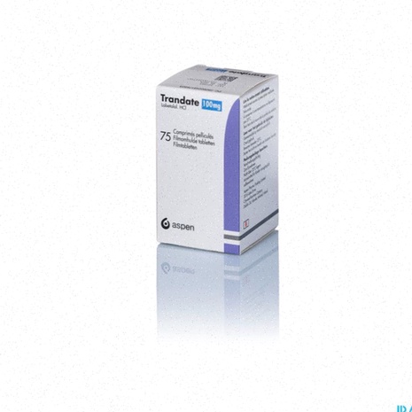 Acheter Trandate - Illustration de comprimés et notice