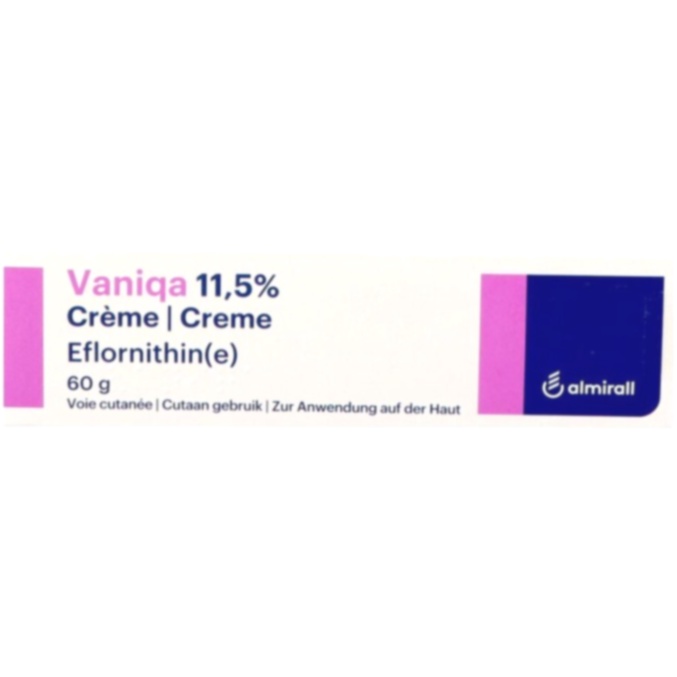 Achat Vaniqa - tube de crème et peau sans poils