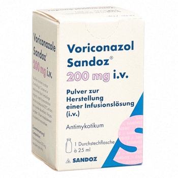 Acheter Voriconazole – Illustration de comprimés et flacon