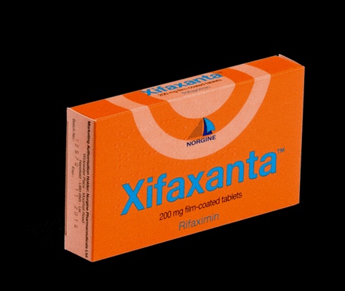 Achat Xifaxan – illustration d'une gélule et d'une ordonnance