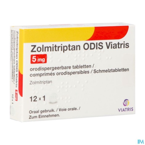Acheter Zolmitriptan - Illustration de comprimés et céphalée