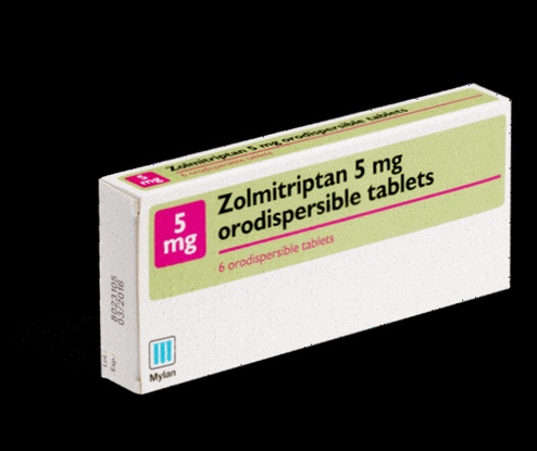 Boîte de Zomig et illustration migraine