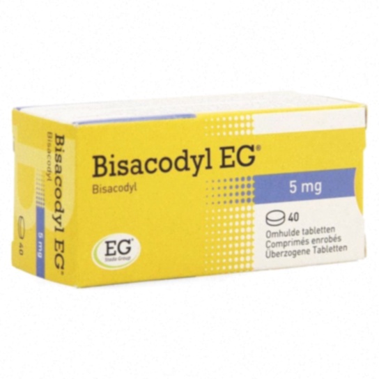 Acheter Bisacodyl - Illustration d'un comprimé et boîte