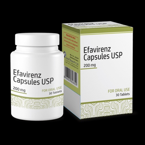 Acheter Efavirenz - illustration moléculaire