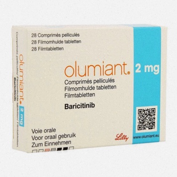 Acheter Olumiant - emballage de comprimés baricitinib