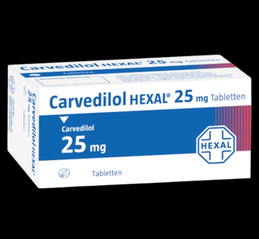 Bouteille de Carvedilol et capsule